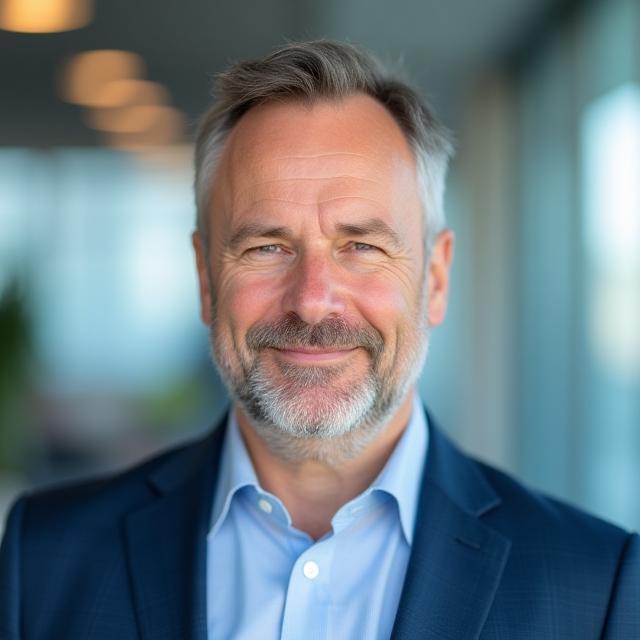 Portrait von CEO Markus Leitner mit einem inspirierenden Zitat